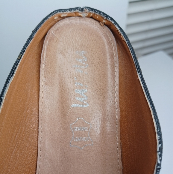 Mi iM Boho Leather Studded Tassel Loafer Flats - Picture 11 of 13